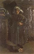 Vincent Van Gogh Peasant Woman Standing Indoors (nn04) oil